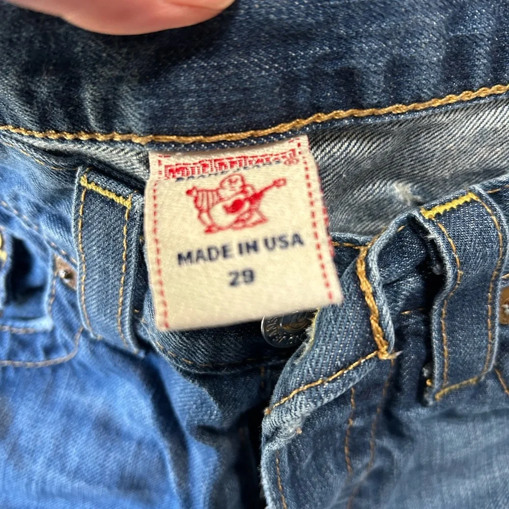 True Religion Riley Blue Denim Bermuda Shorts size 29 - Picture 5 of 11